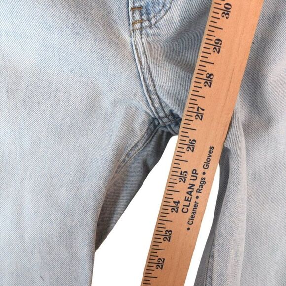 Empyre Relax Jeans Size 27 x 27 Y2K Light Wash Straight Leg Skater Denim - Picture 9 of 10